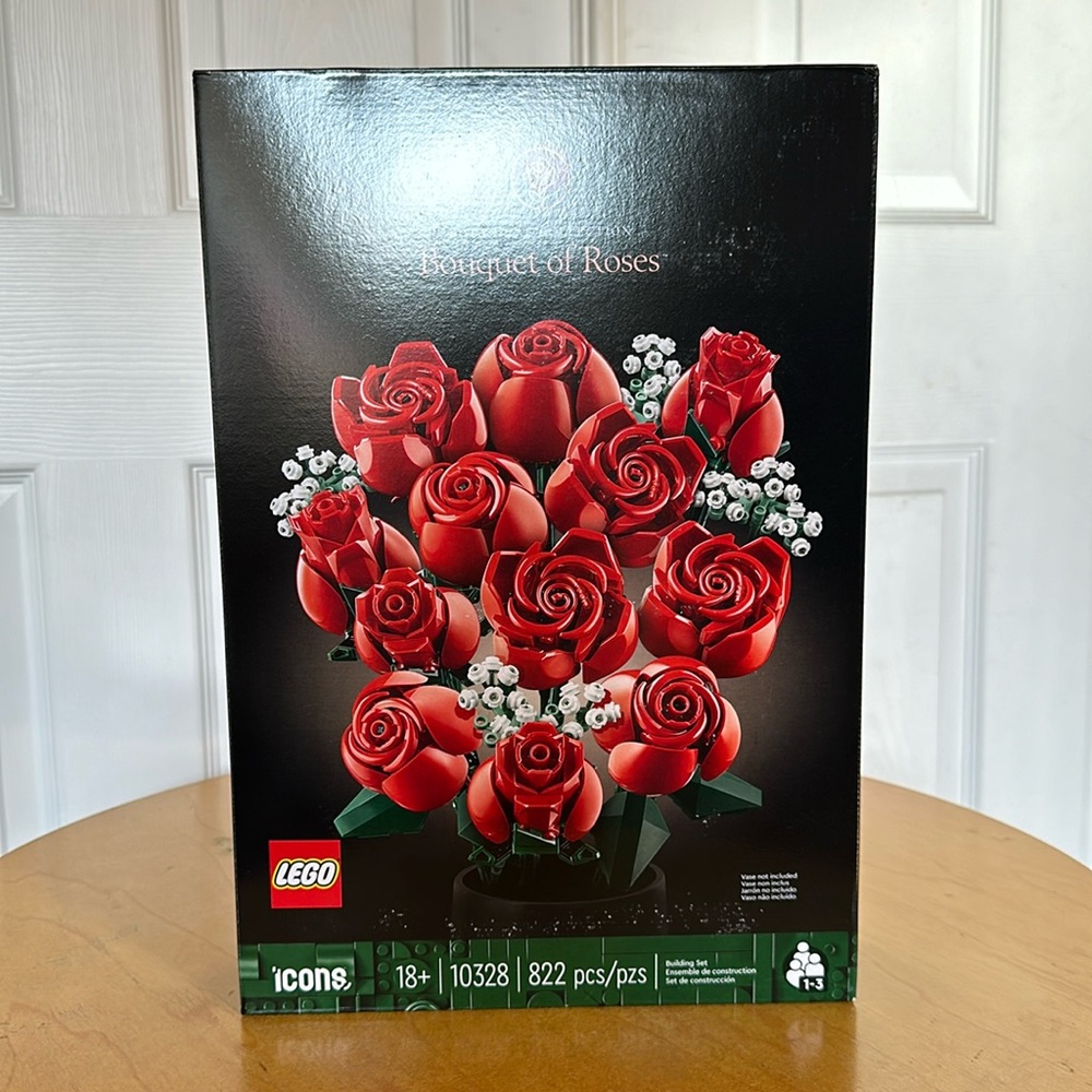LEGO Icons Bouquet of Roses 10328, Brand New In Box Building Set, Flowers